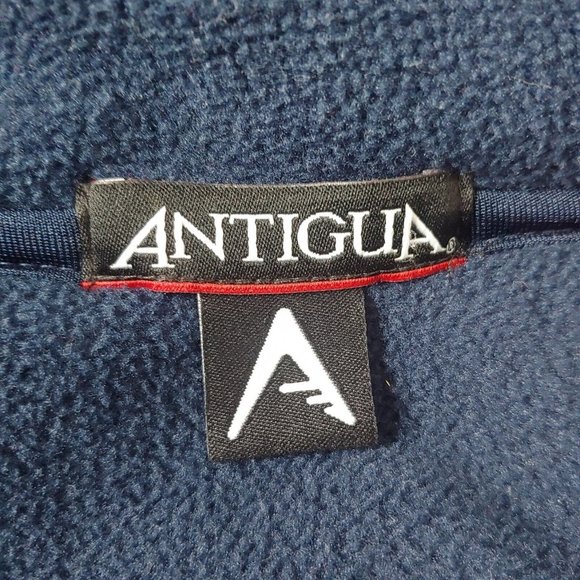 Cleveland Indians Antigua Men XL Fleece Jacket Pullover Blue MLB Wahoo Guardians - Picture 6 of 8